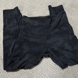 lululemon athletica camo black leggings